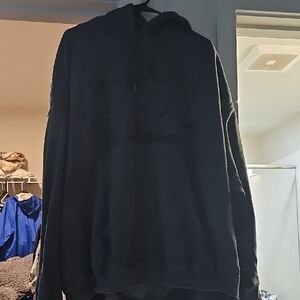 Womens Black Hoodie Sweater